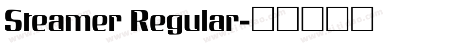 Steamer Regular字体转换